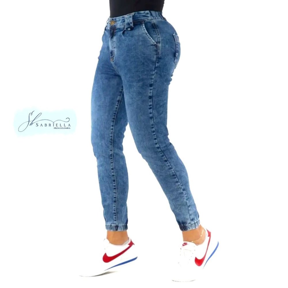 Jean jogger, waist and boot with Elastic